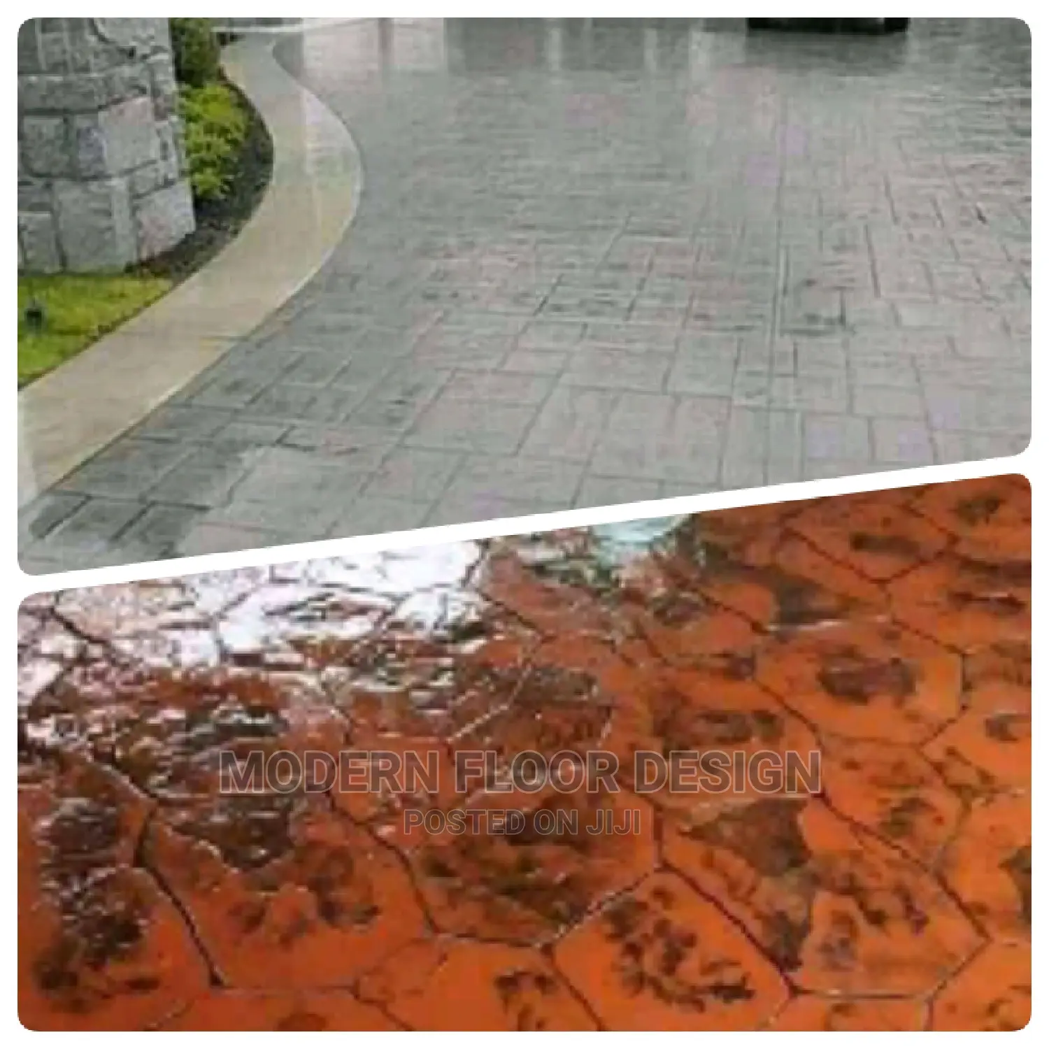 Lovely Opaque Modern Stamps Floor