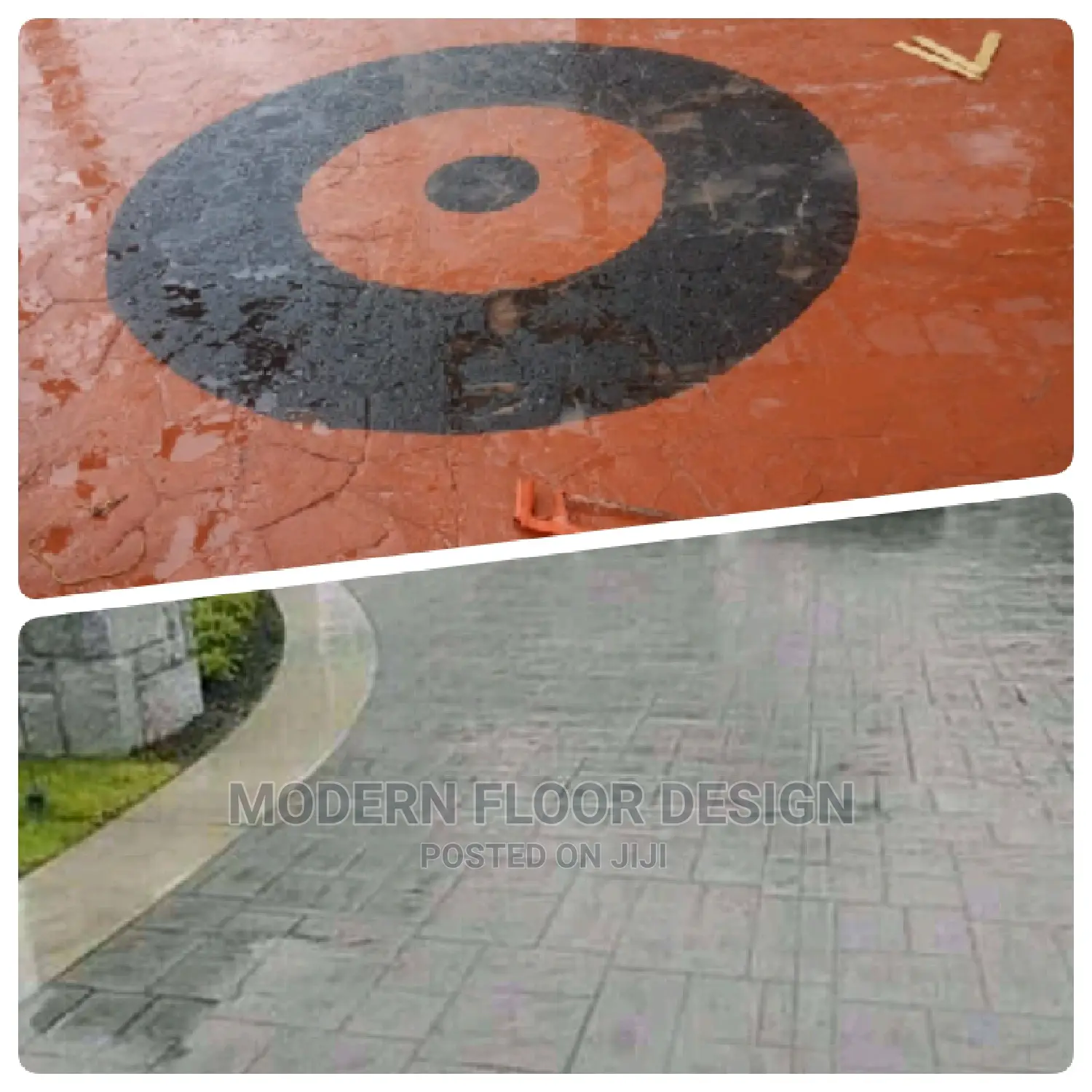 Lovely Opaque Modern Stamps Floor