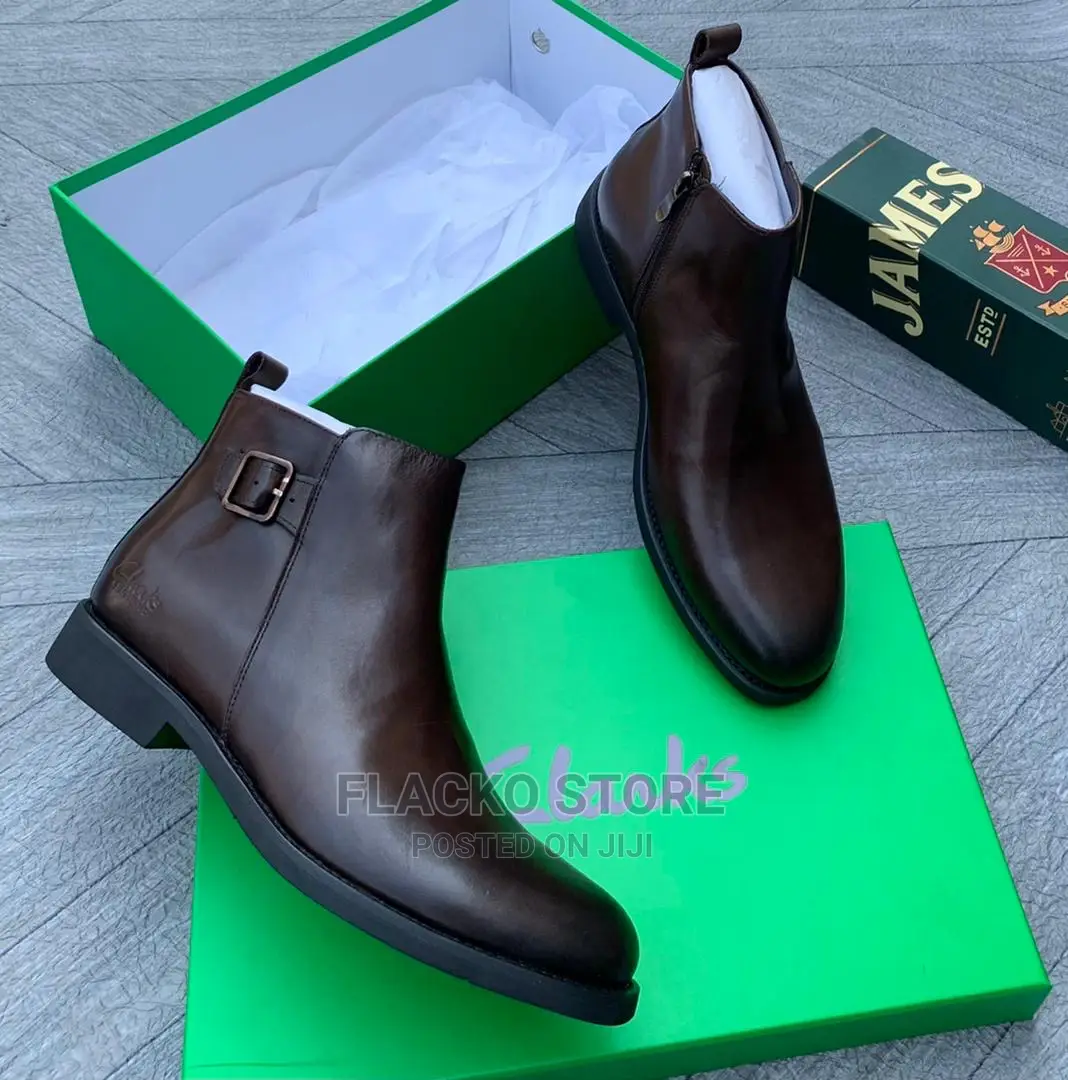 Original Clarks Leather Chelsea Boots