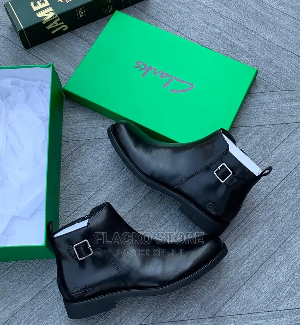 Original Clarks Leather Chelsea Boots