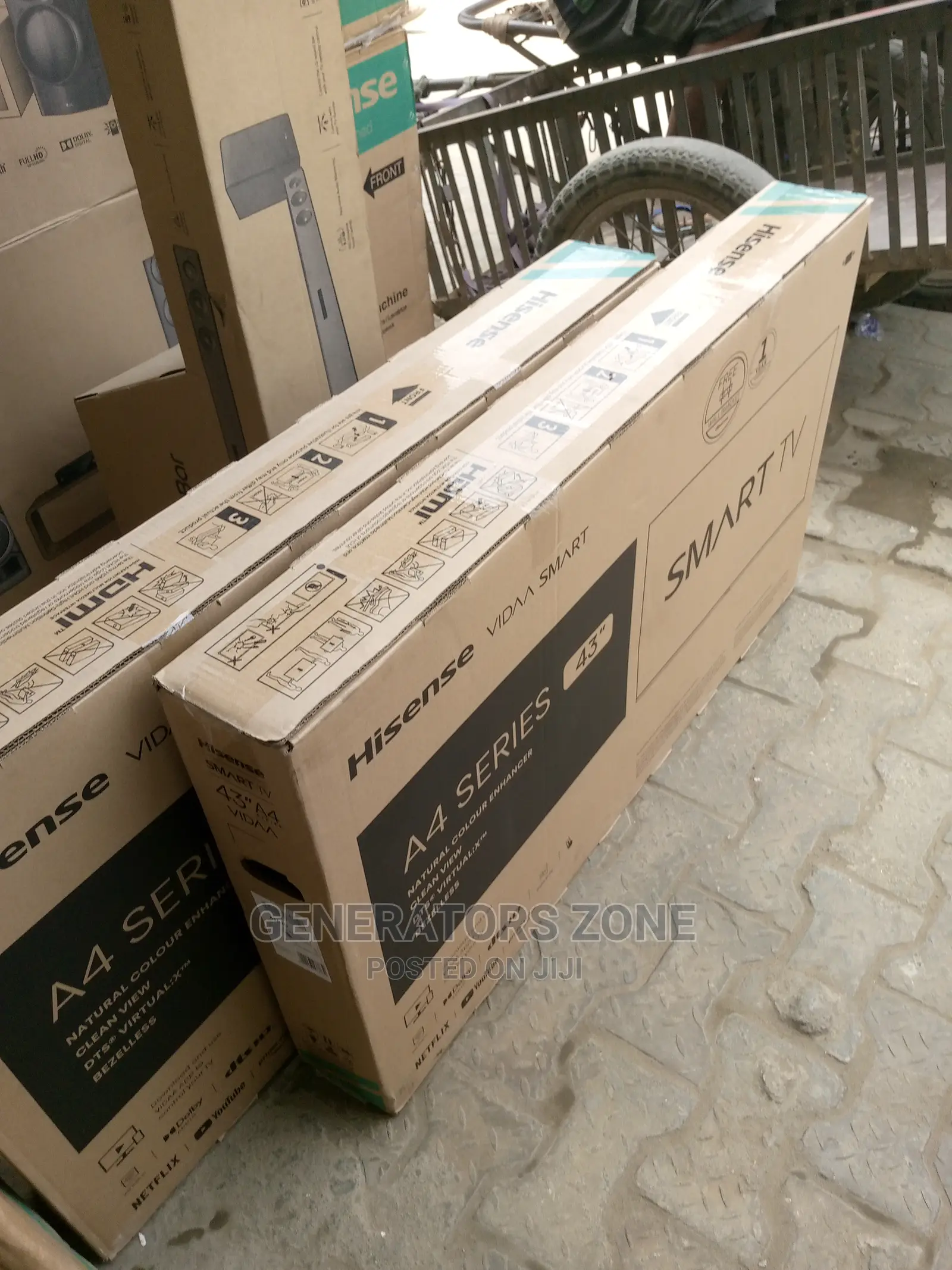 Hisene 43'' Uhd Smart Tv +Netflix+Youtube+Miracast-A4g