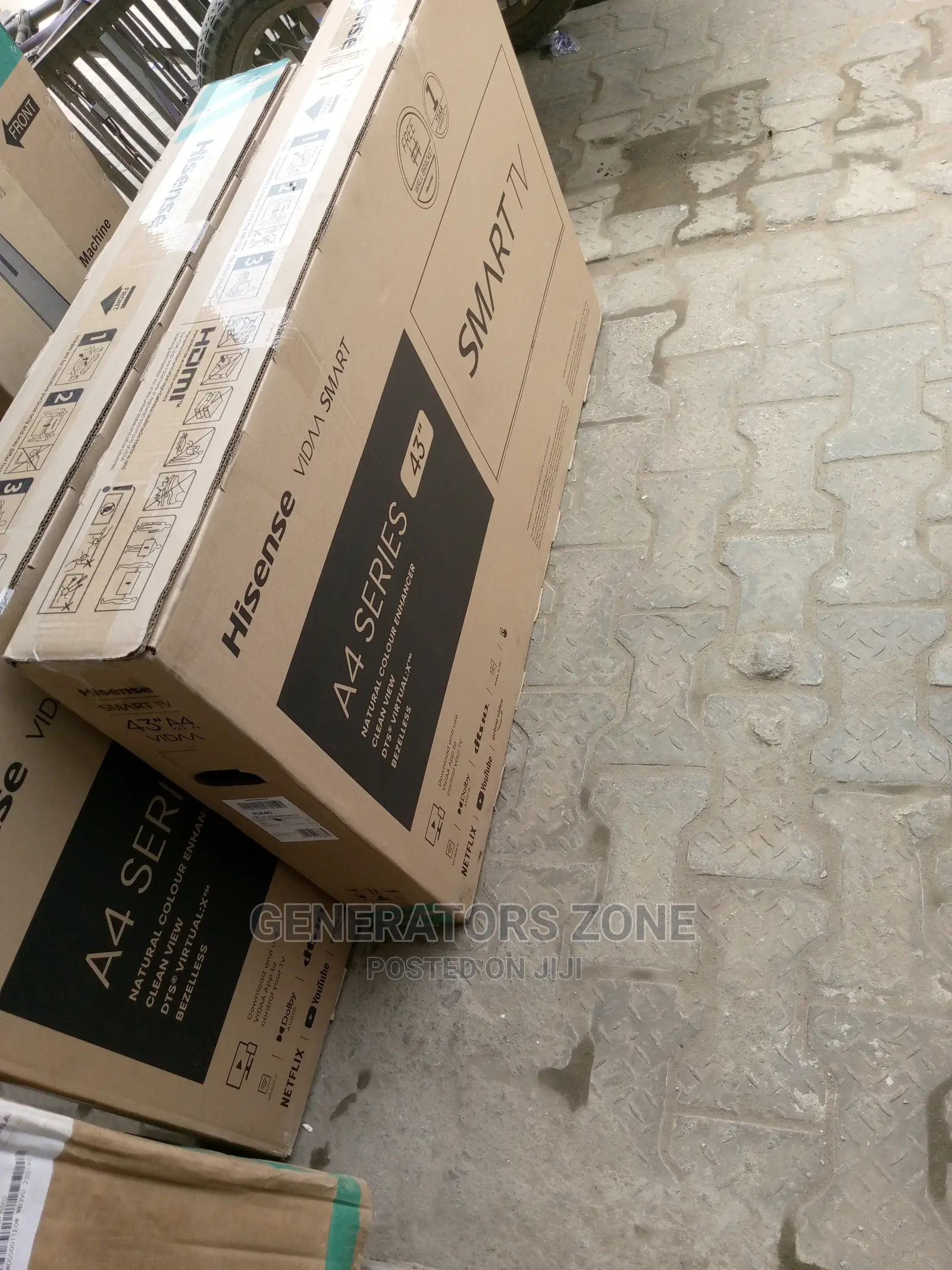 Hisene 43'' Uhd Smart Tv +Netflix+Youtube+Miracast-A4g