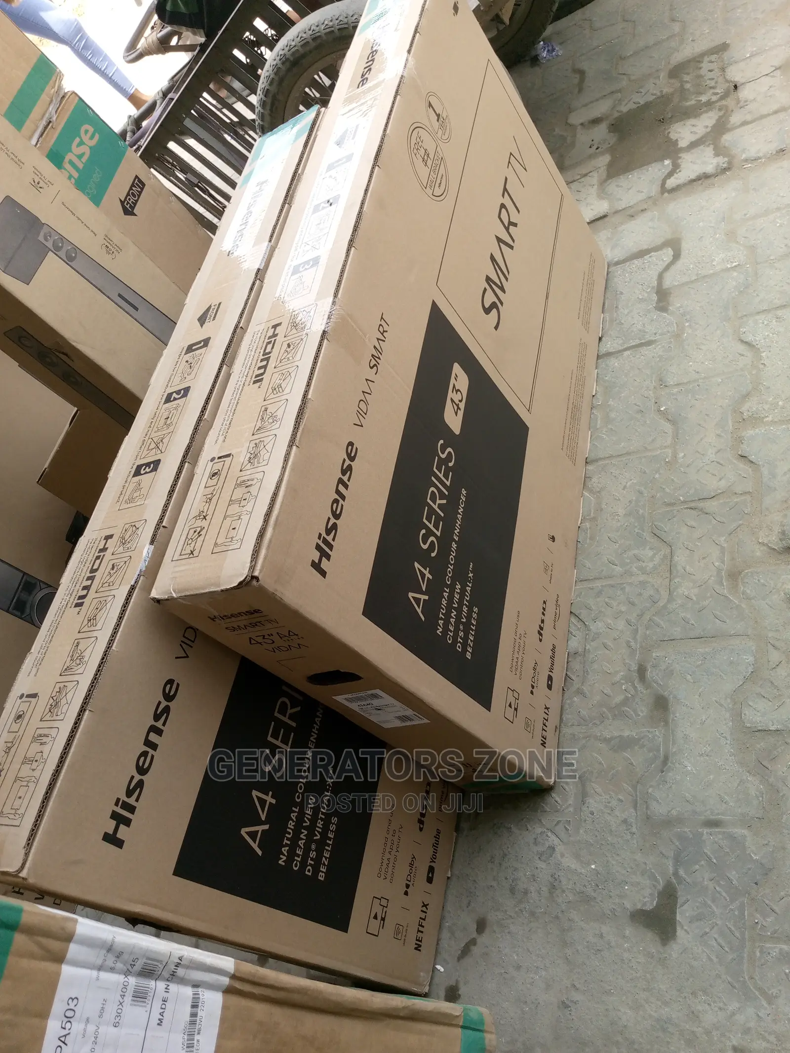 Affordable Hisene 43'' 43A4G Uhd (Smart Tv)+Netflix,Hdmi