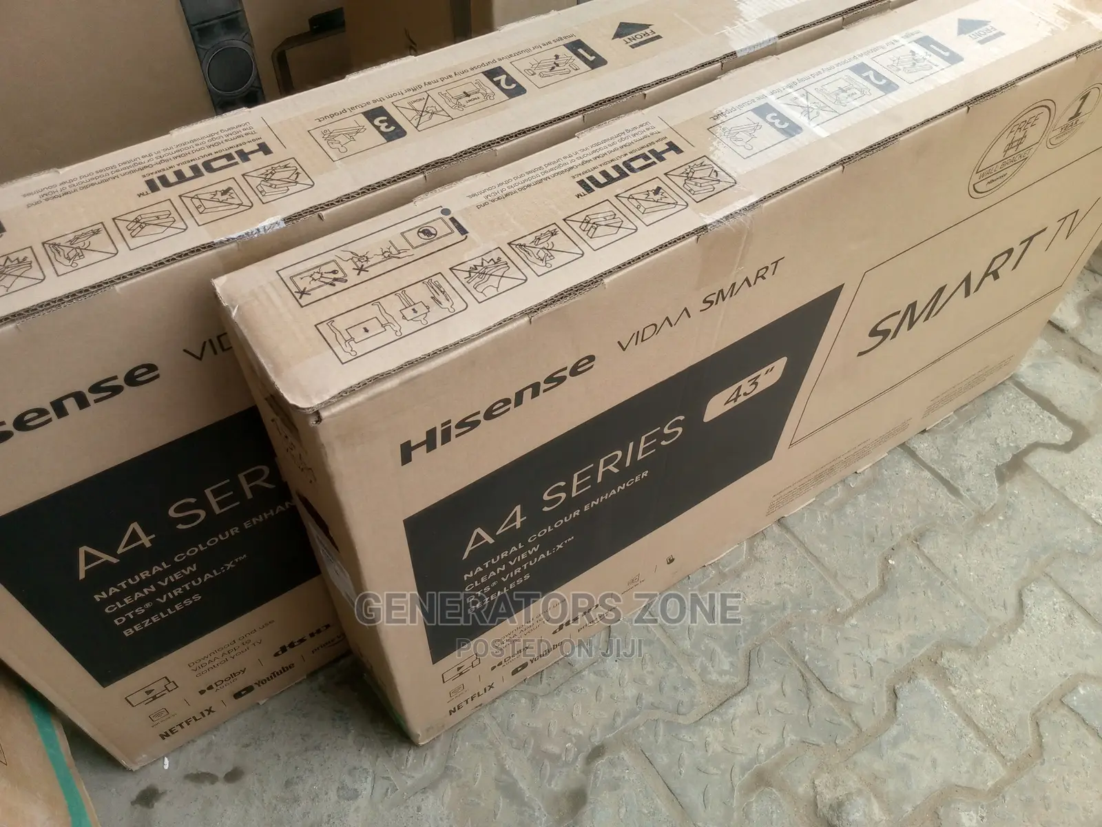 43A4G 43in Hisense Uhd LED TV With Enough Features