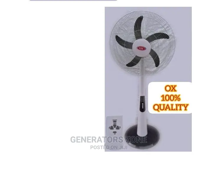 Affordable 18'' OX Rechargeable Standing Fan