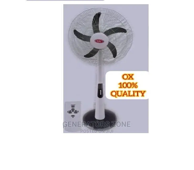 Affordable Rechargeable OX 18'' Standing Fan With Remote