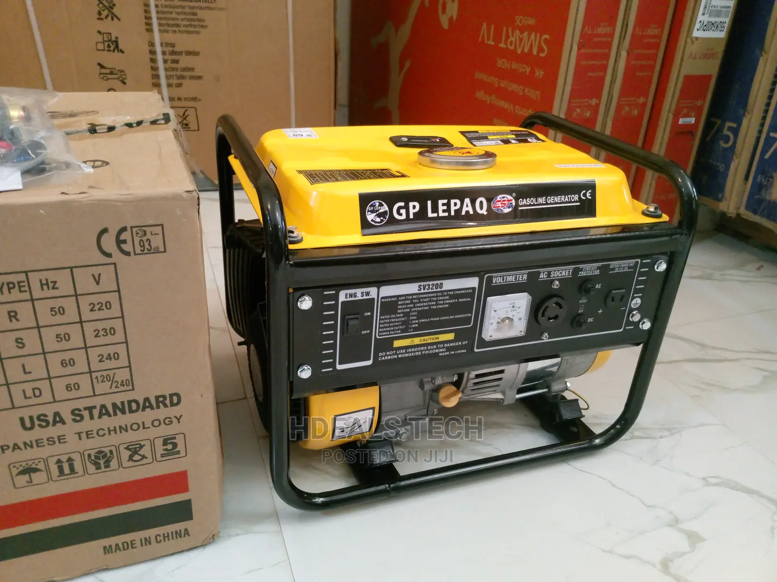Latest 1.5KVA GP Lepaq Portable Generator [SV3200].