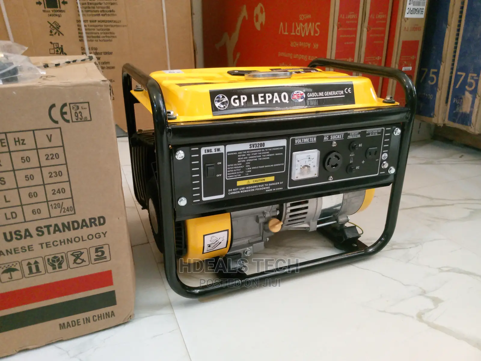 Latest 1.5KVA GP Lepaq Portable Generator [SV3200].