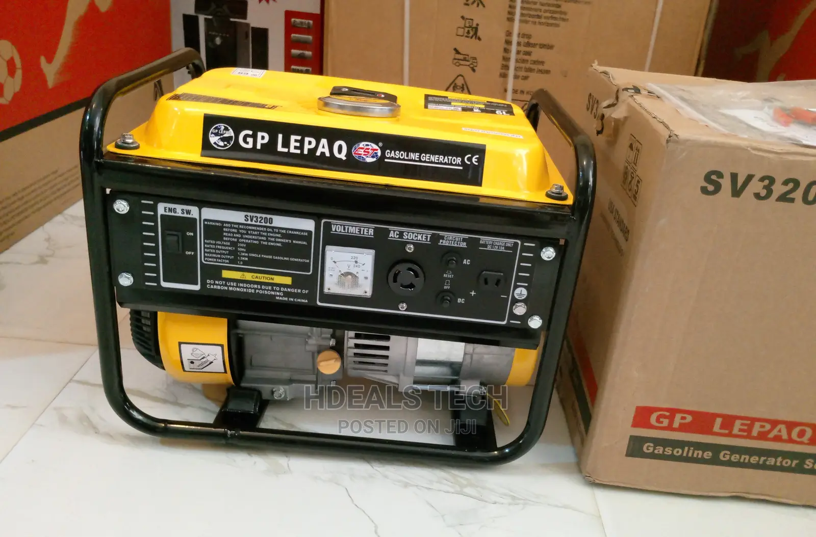 Original 1.5KVA GP Lepaq Maunal Generator [SV3200].