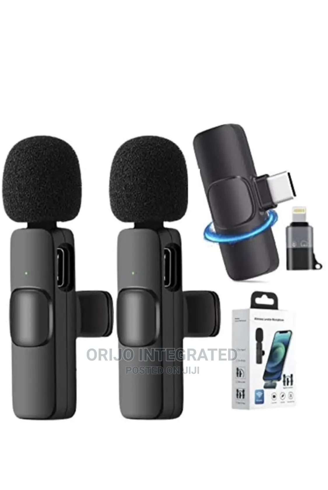 Dual Mini Lapel Microphone for iPhone and Android