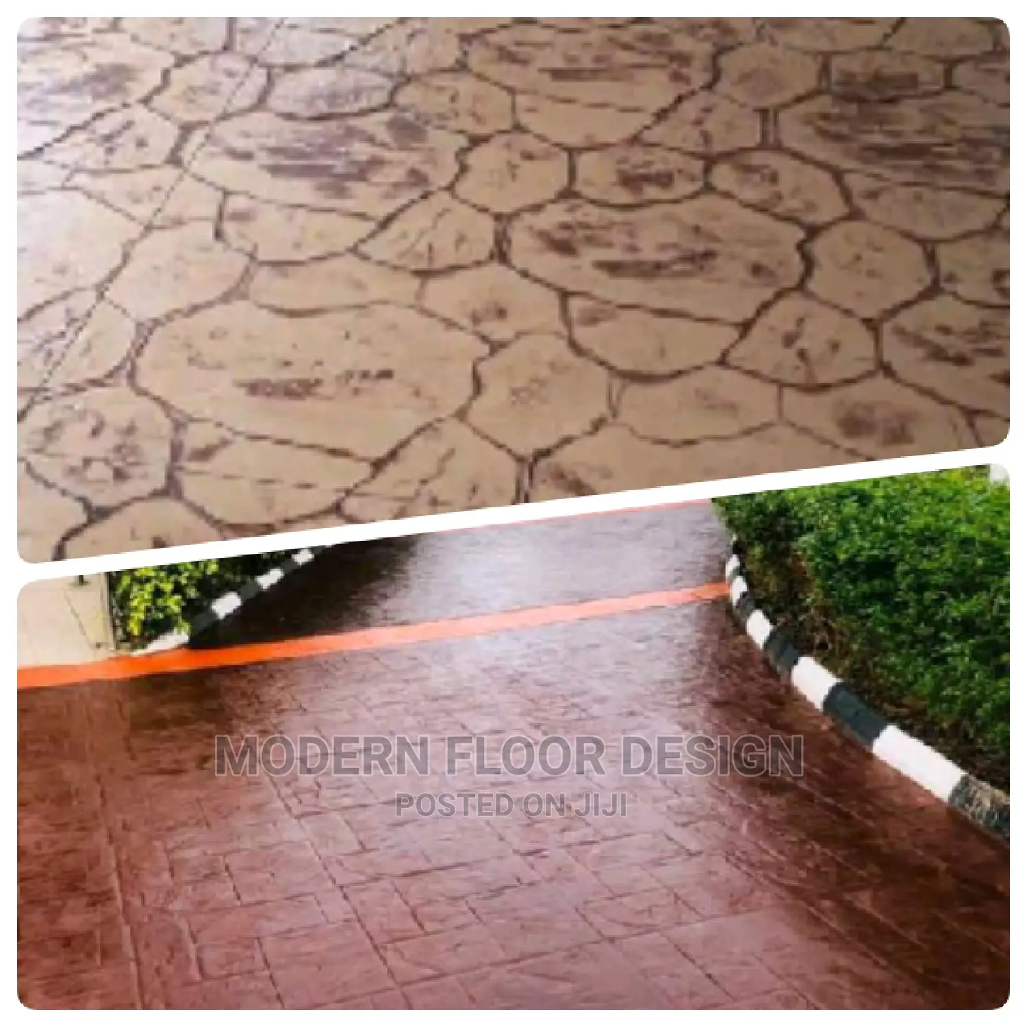 Mostly Sunstone Modern Stamps Floor