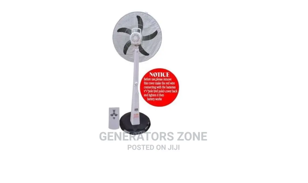 OX Powerful Airflow 18'' Standing Fan(Rechargeable)