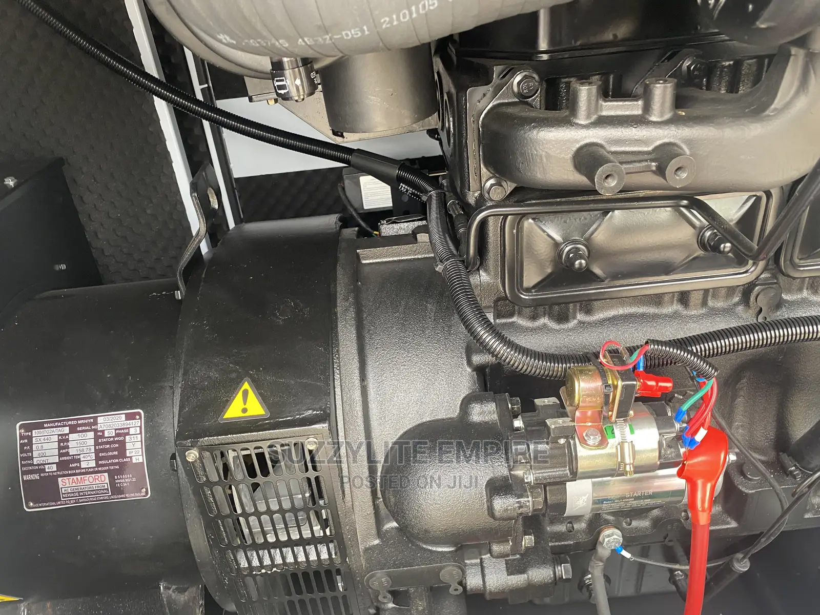 Perkins England Soundproof Diesel Generator 100kva