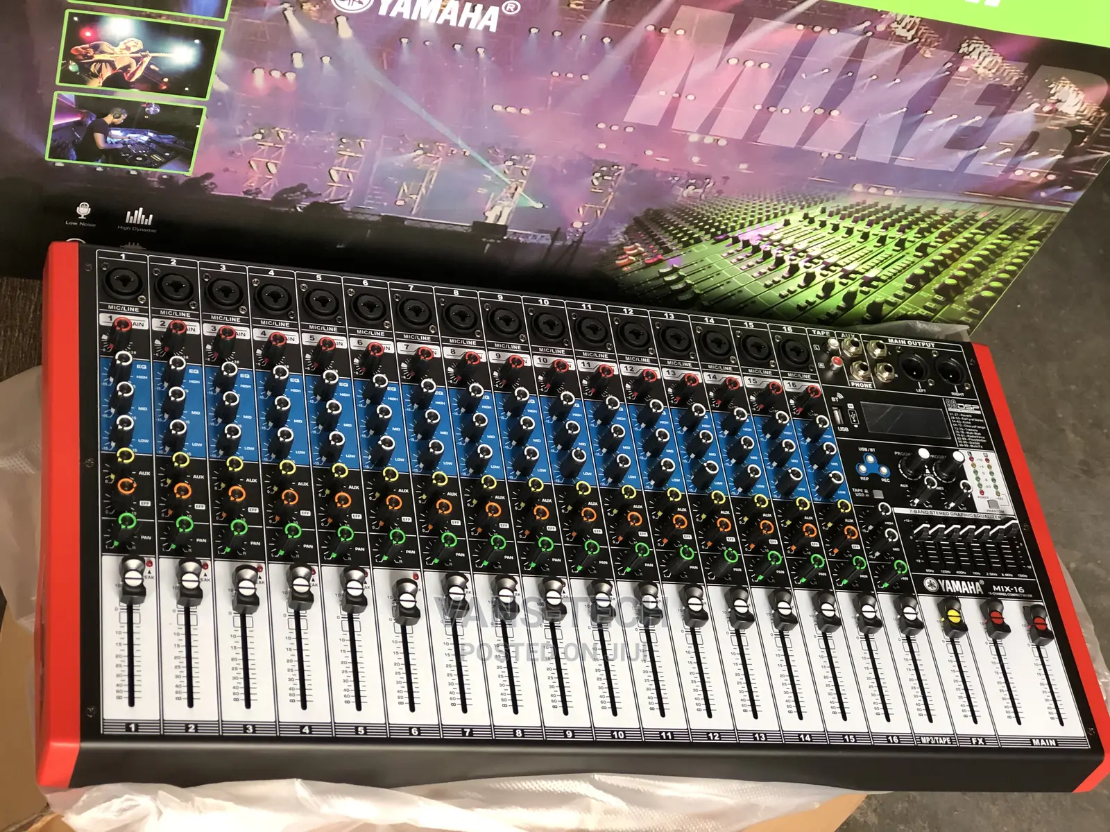 Yamaha 16channels Mixer,With Usb Direct Recording,And EQ