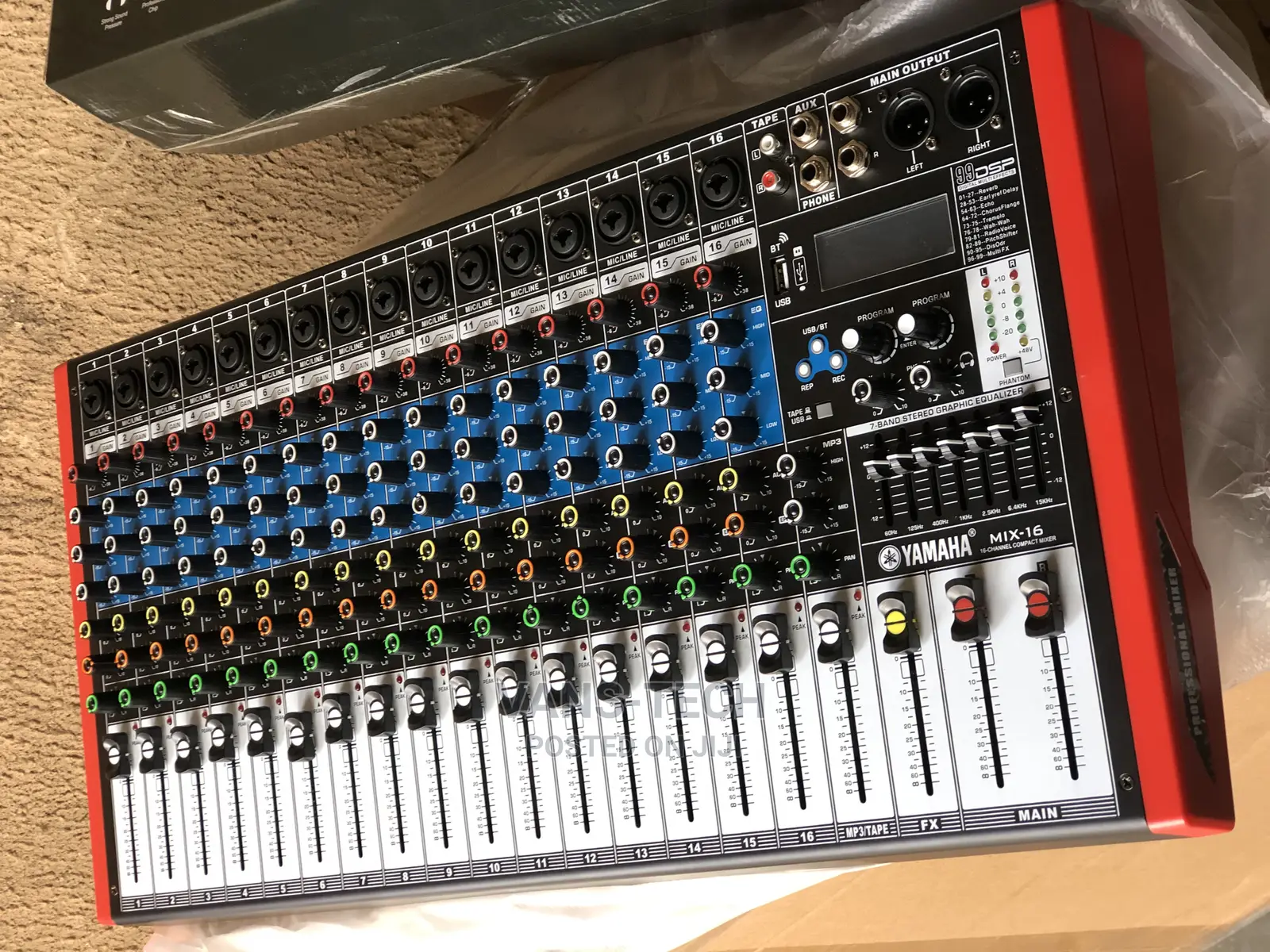 Yamaha 16channels Mixer,With Usb Direct Recording,And EQ