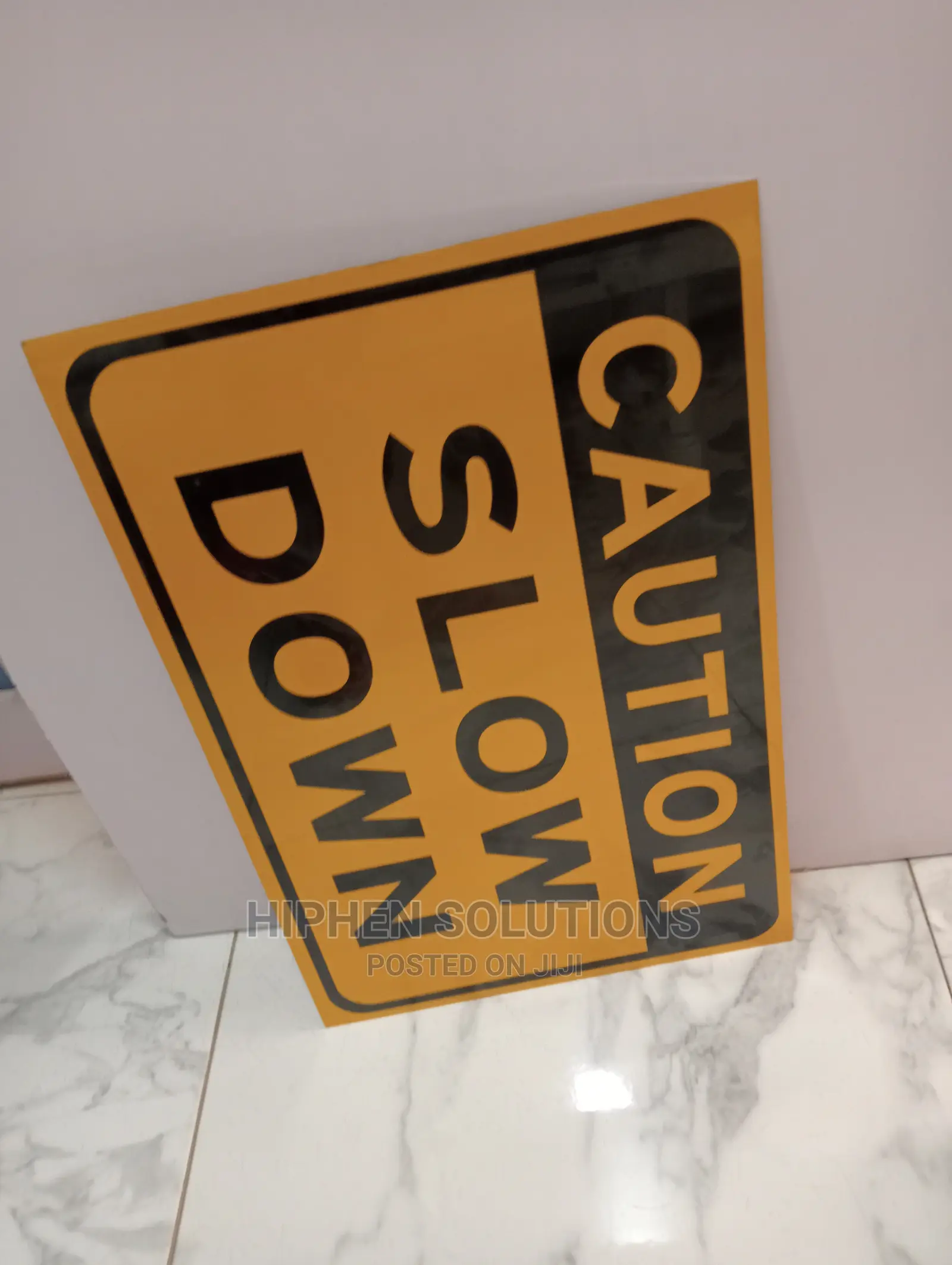 Caution Slow Down Pedestrian Traffic Sign