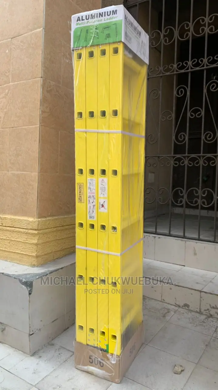 4/6 High Quality Yellow Foldable Ladder