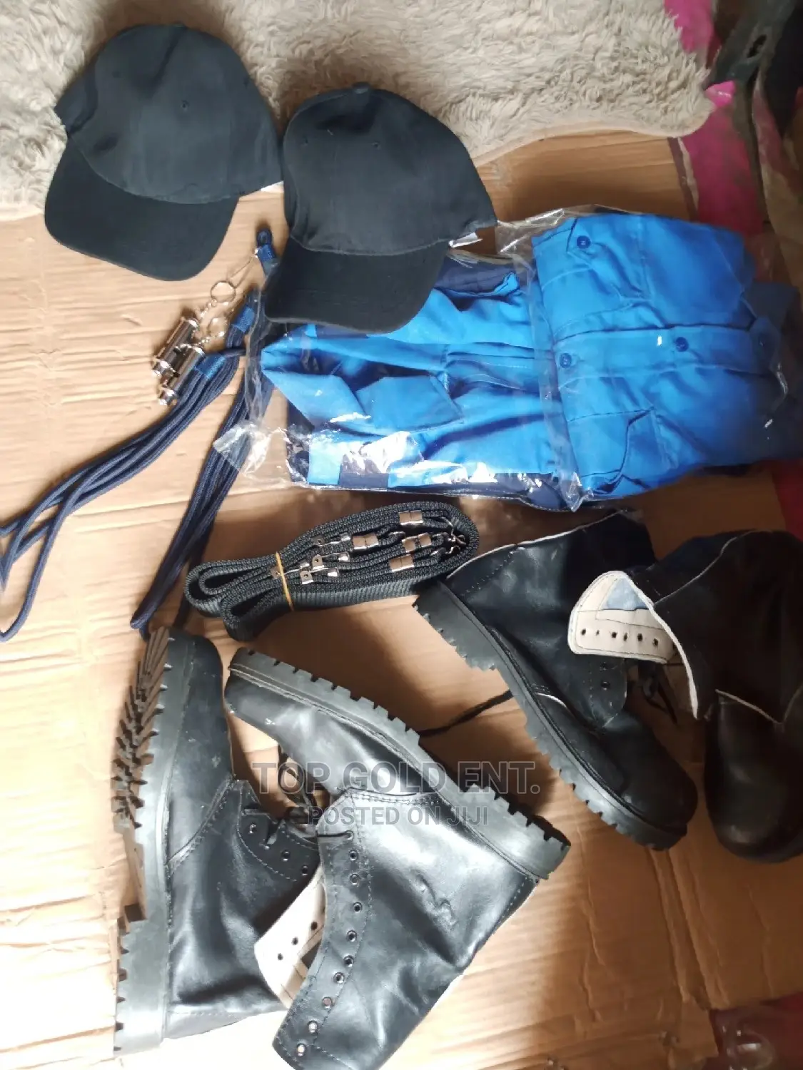 Security Uniform + Cap, Belt, Boot, Lanyard