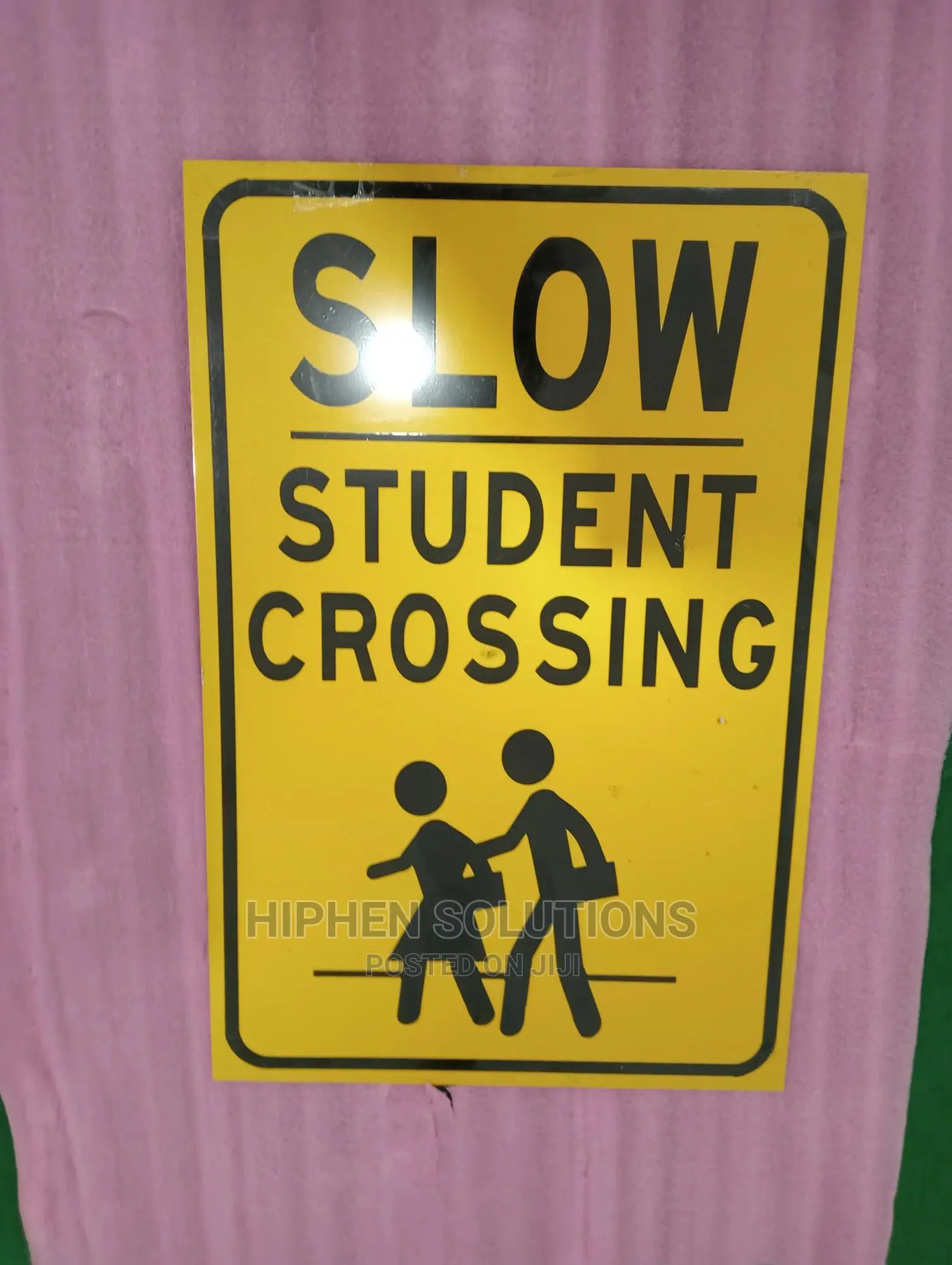 Slow Student Zone Aluminum Sign