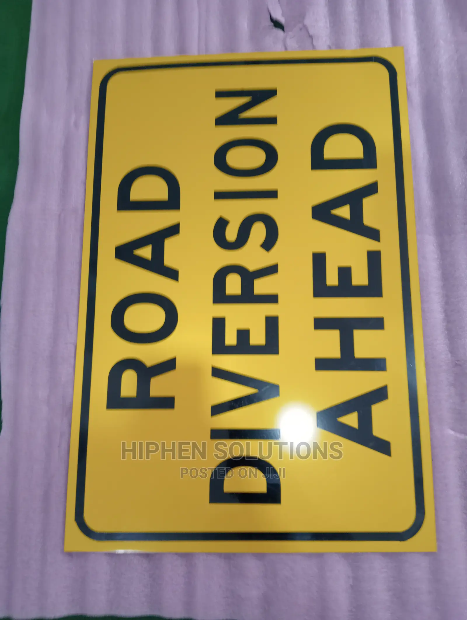 Divided Highway Ahead Warning
