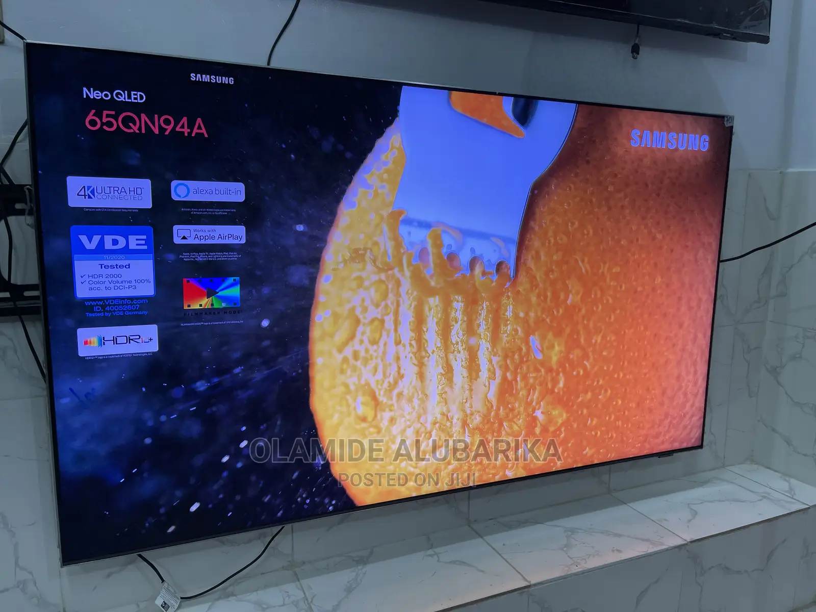 Samsung Neo Qled Qn94a 65" Class HDR Uhd Smart Qled TV