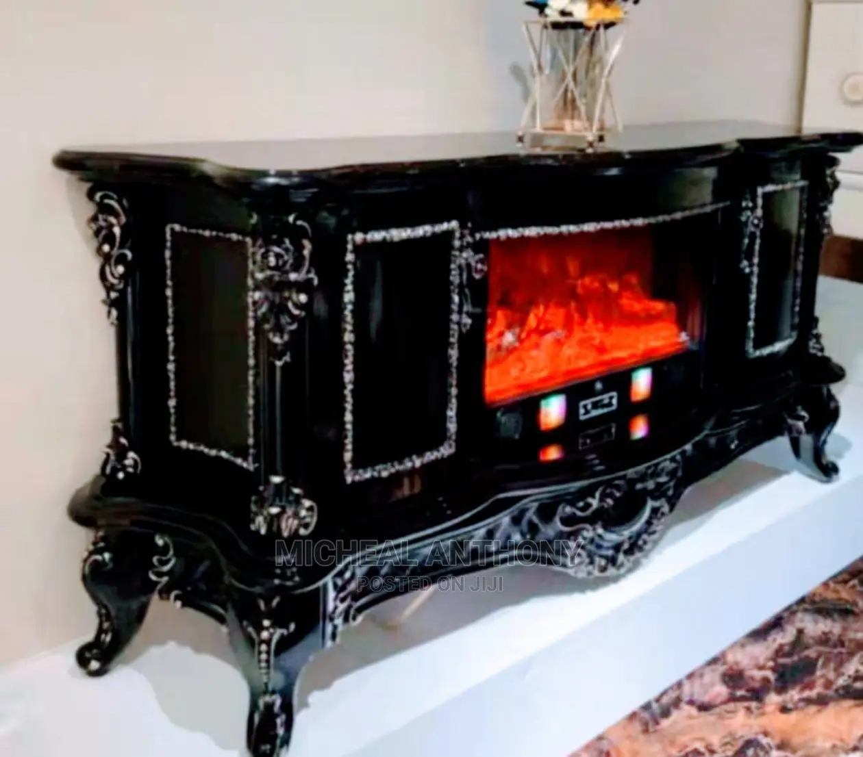 Royal Gold Tv Stand With High Quality
