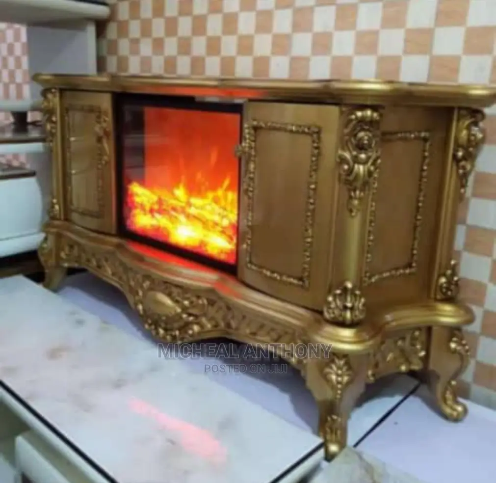 Royal Gold Tv Stand With High Quality