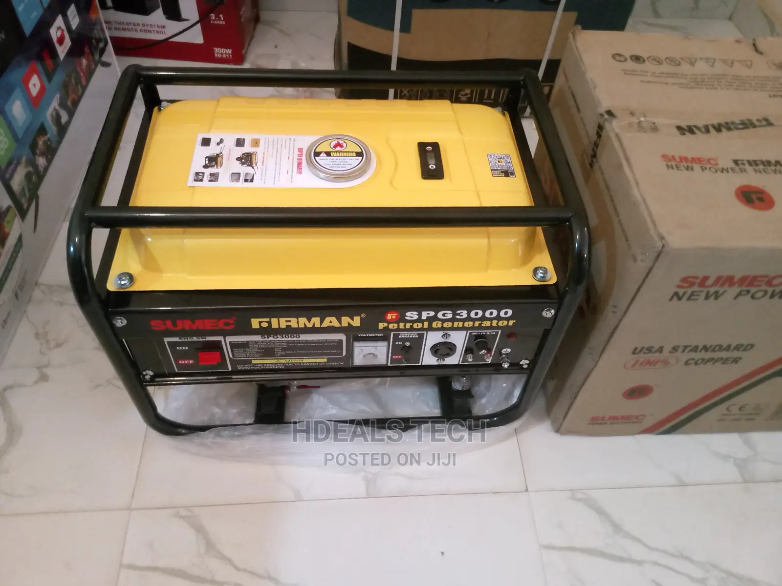 Original Sumec Firman 4.5KVA Generator [SPG3000].
