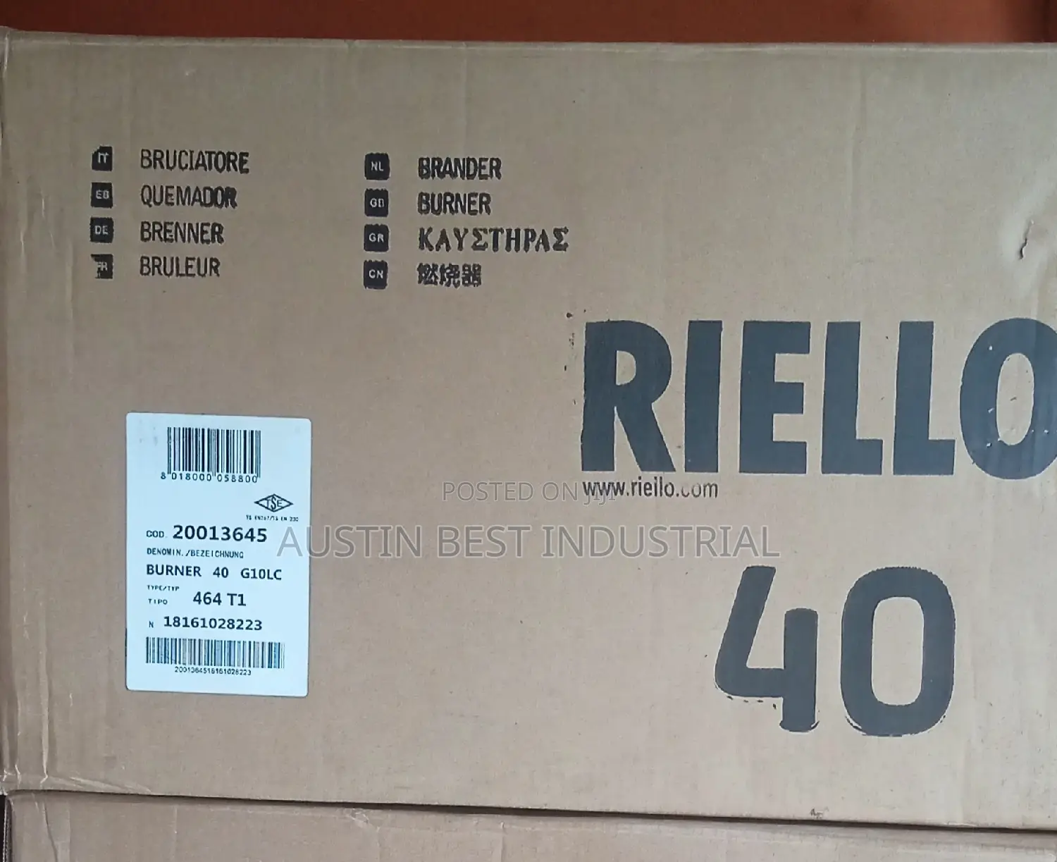Italian Riello Diesel Burner G10