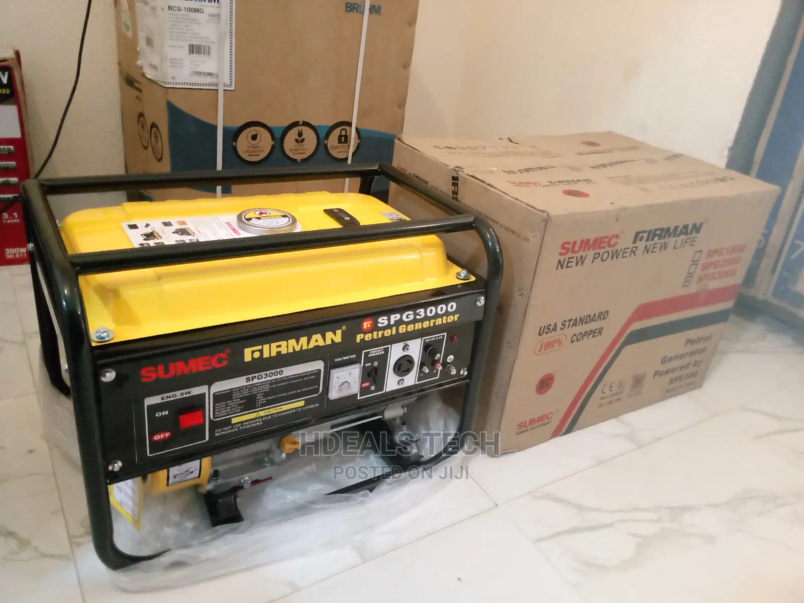 New Sumec Firman Manual Generator 4.5KVA [SPG3000].