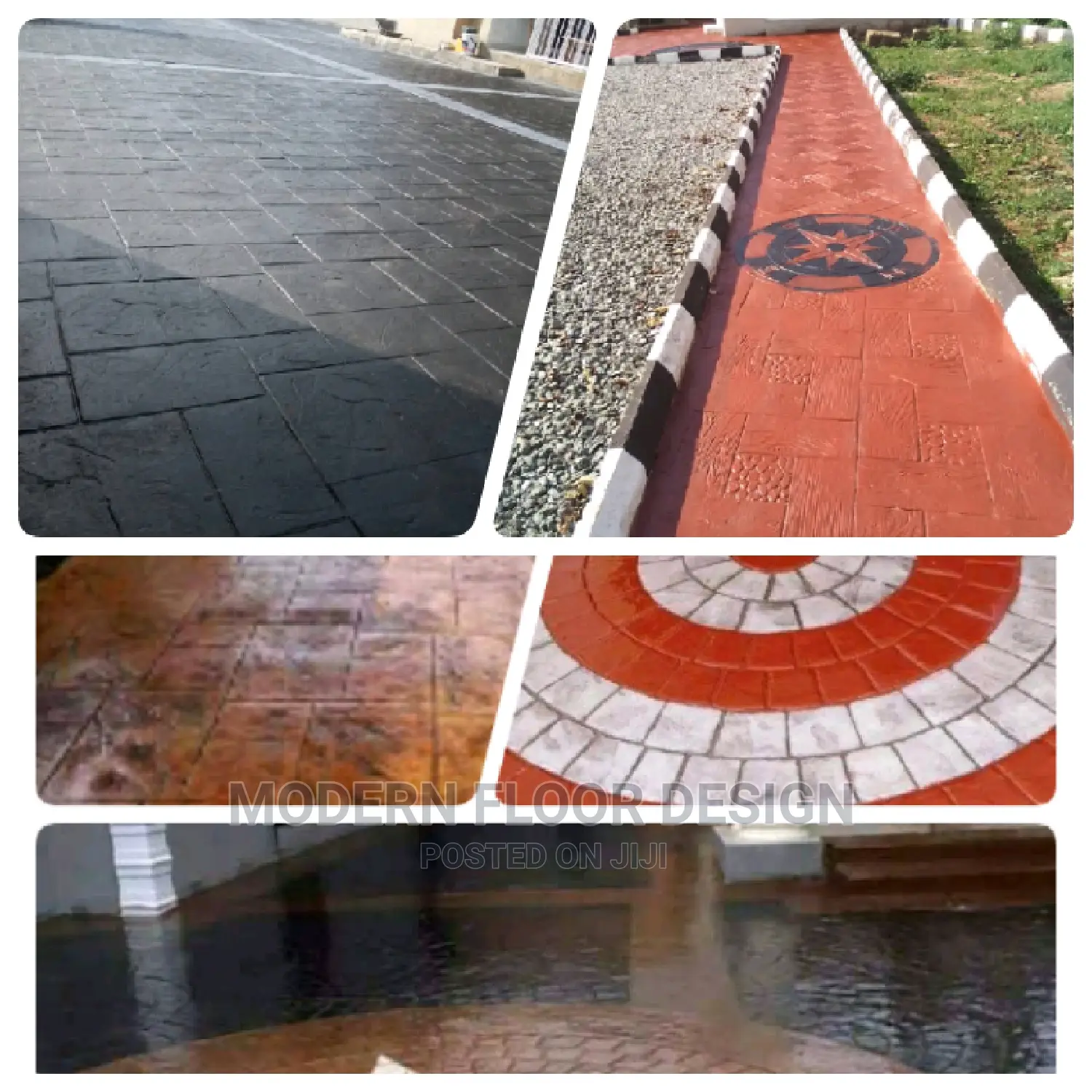 Best Brick Modern Stamps Floor