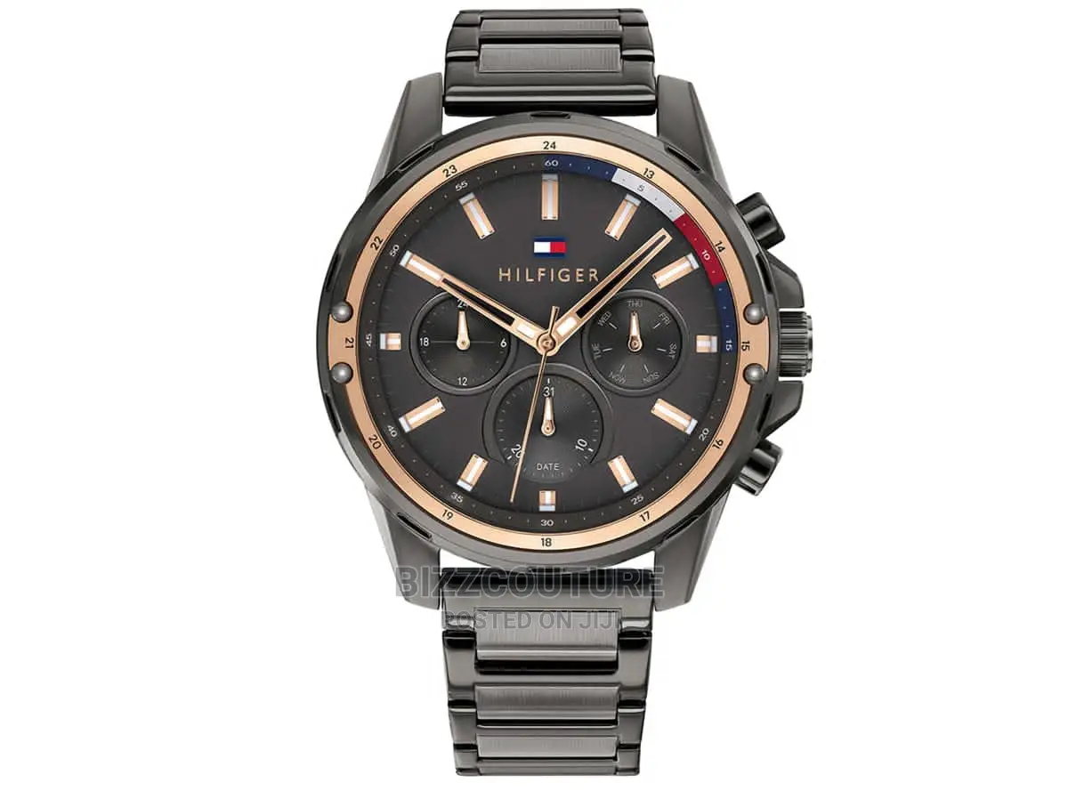 Original TOMMY HILFIGER Black Steel Available in Store