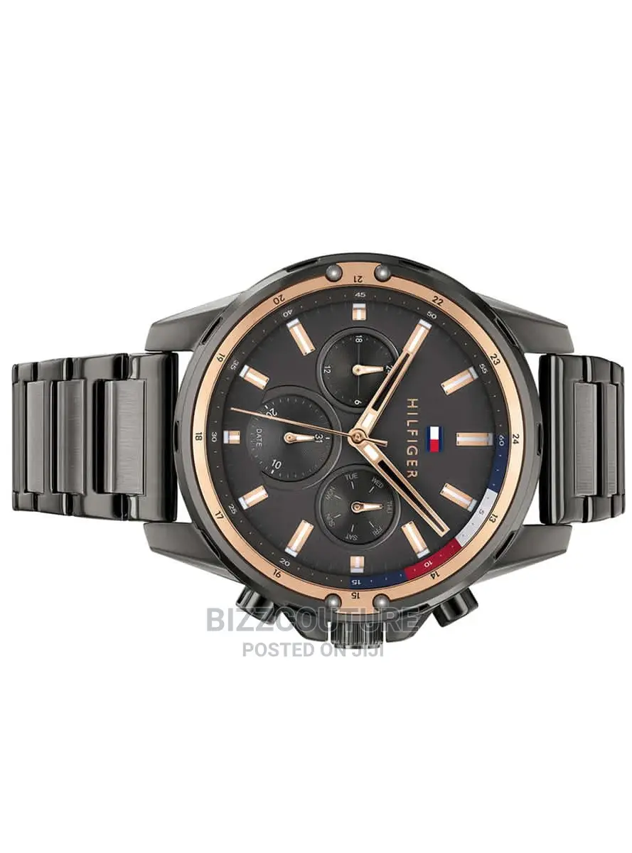 Original TOMMY HILFIGER Black Steel Available in Store