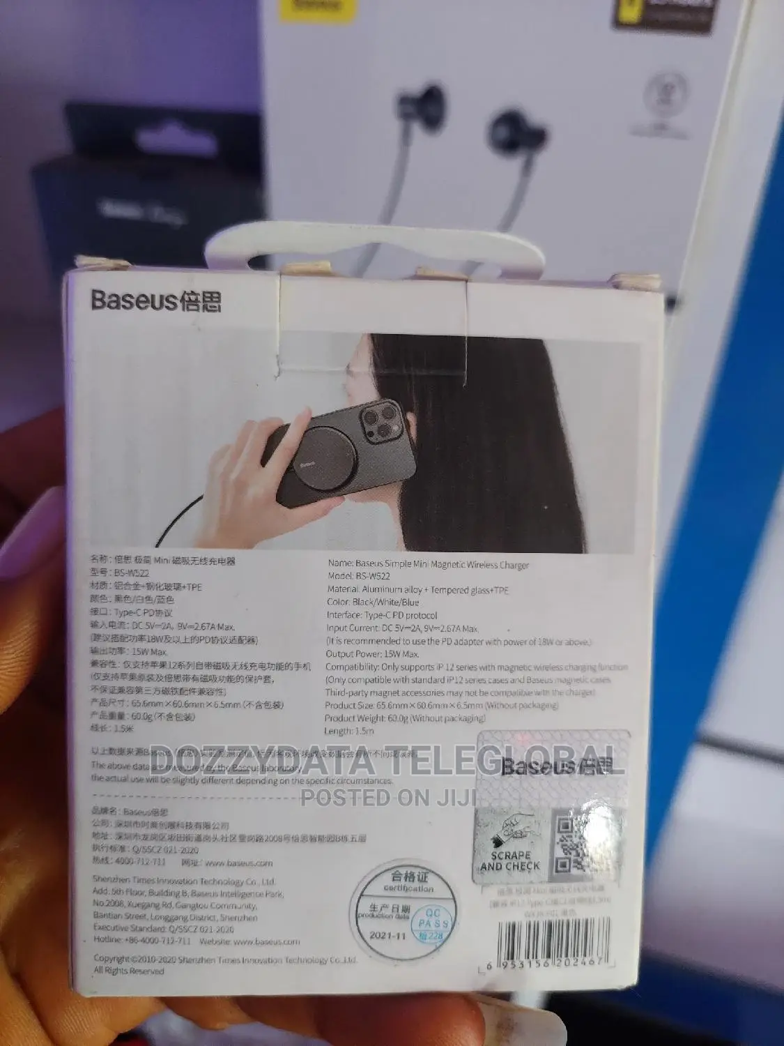 Baseus Simple Mini Magnetic Wireless Charger