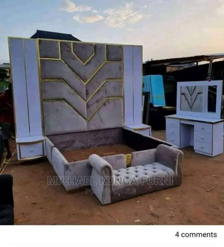 Complete Set of Padded Bed