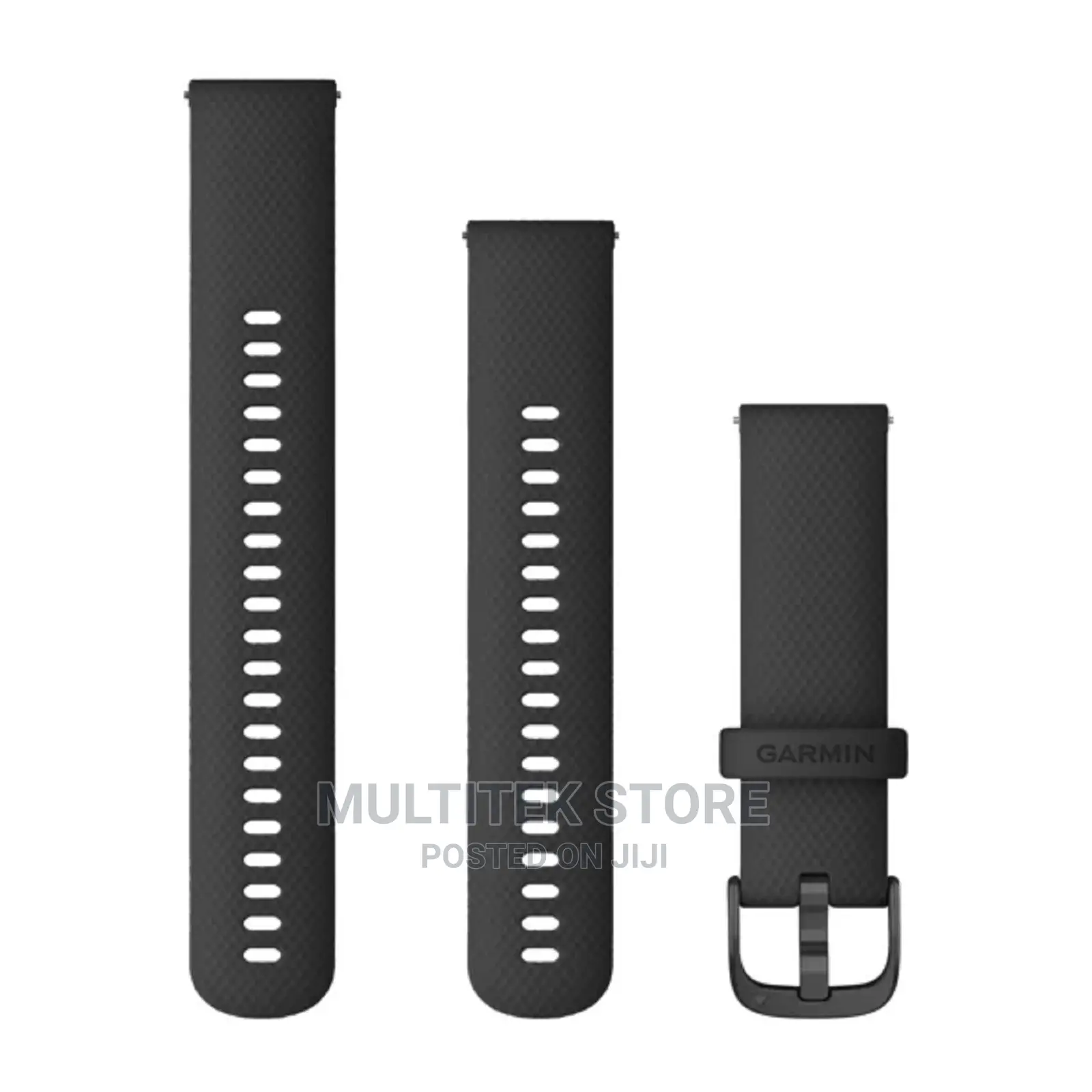 Garmin Quick Release Bands (22 Mm) - Black With Slate Hardwa