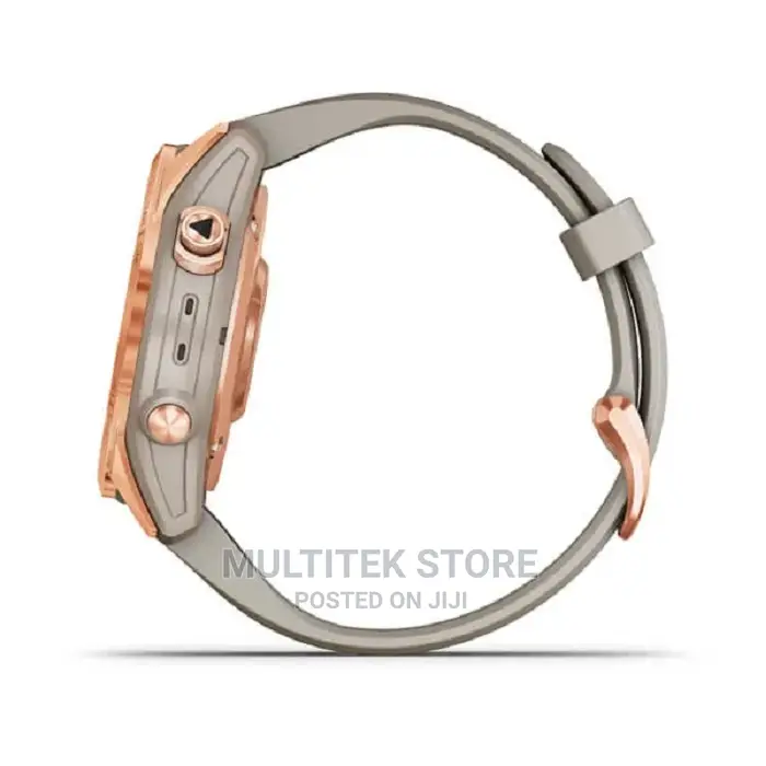 Garmin Fenix 7S, Solar Edition - Rose Gold With Light Sand B