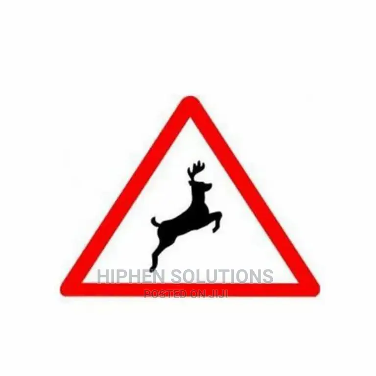 Road Signs - Warning Sign - Wild Animals Crossing