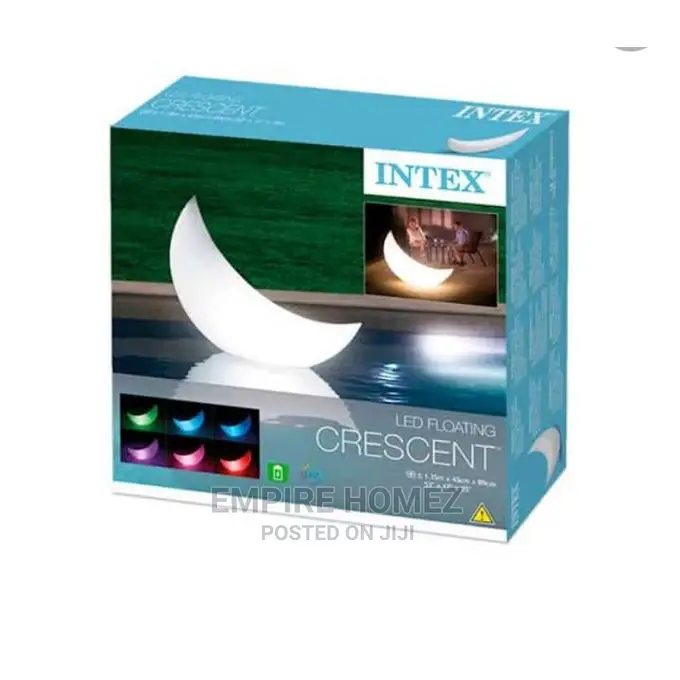 Intex Led Inflatable Floating Crescent Light Lamp