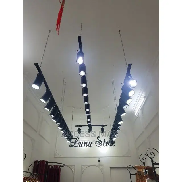 40watt Led Track Light 10-in 1 With The Rail Double Colour Light