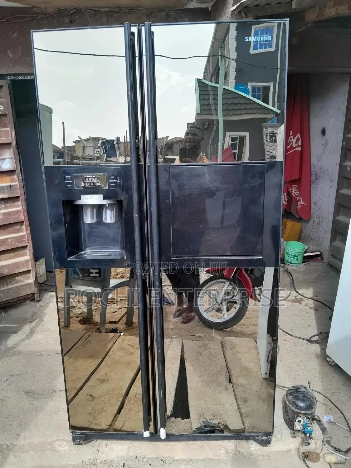 Samsung Side by Side Door Refrigerator Fridge and Freezer
