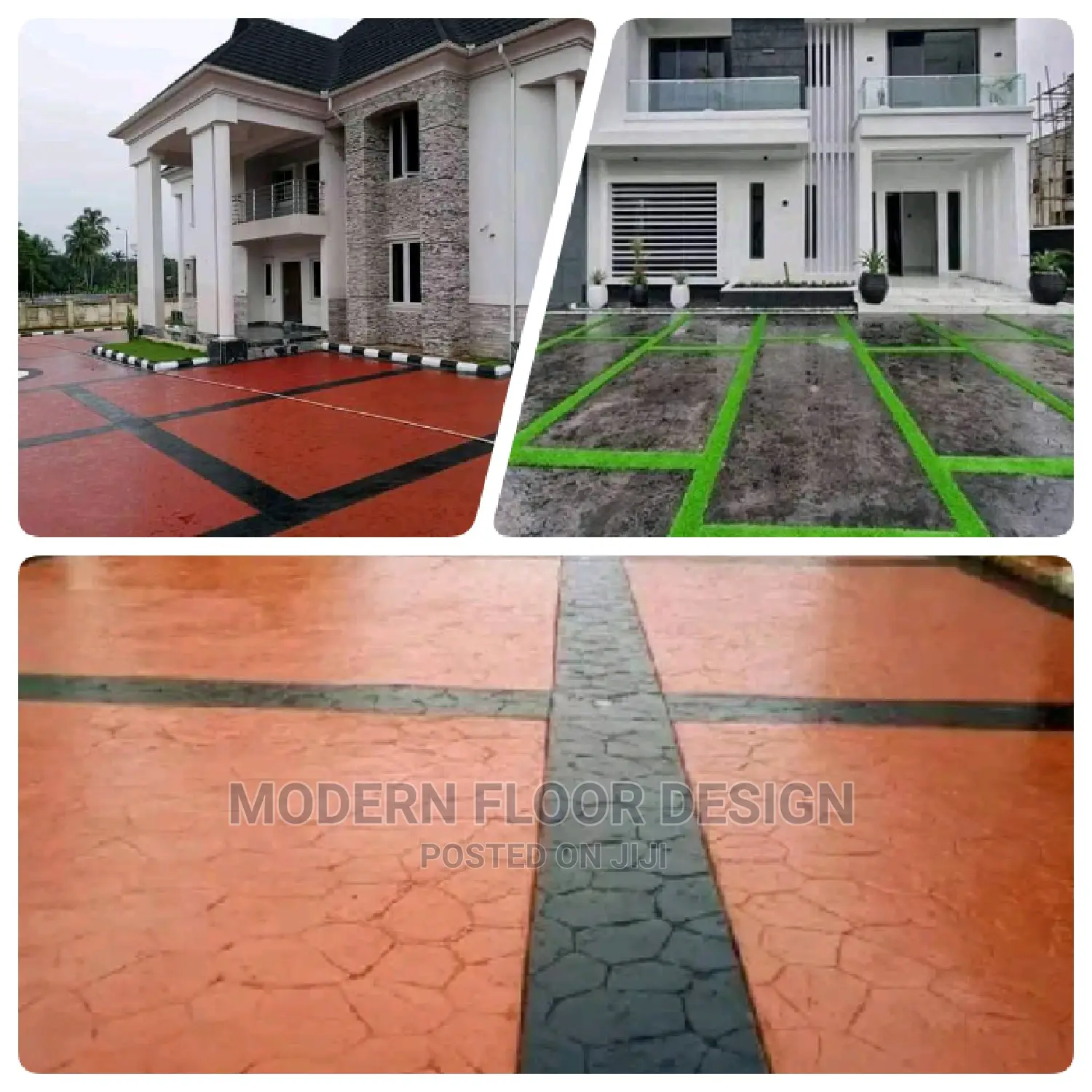 Gorrety Modern Stamps Floor