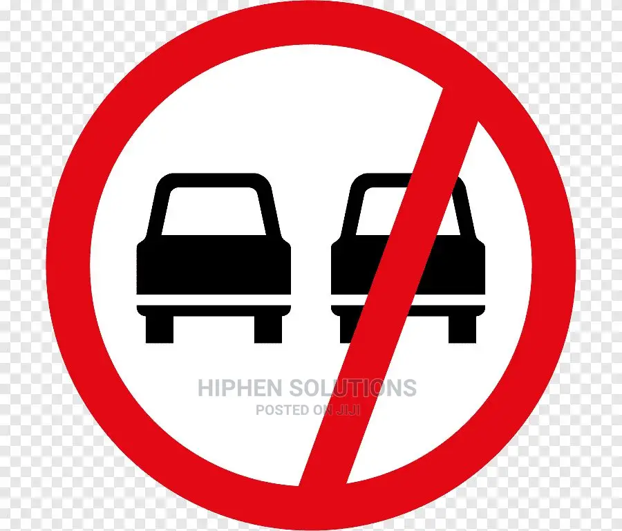Car Traffic Sign Overtaking Traffic