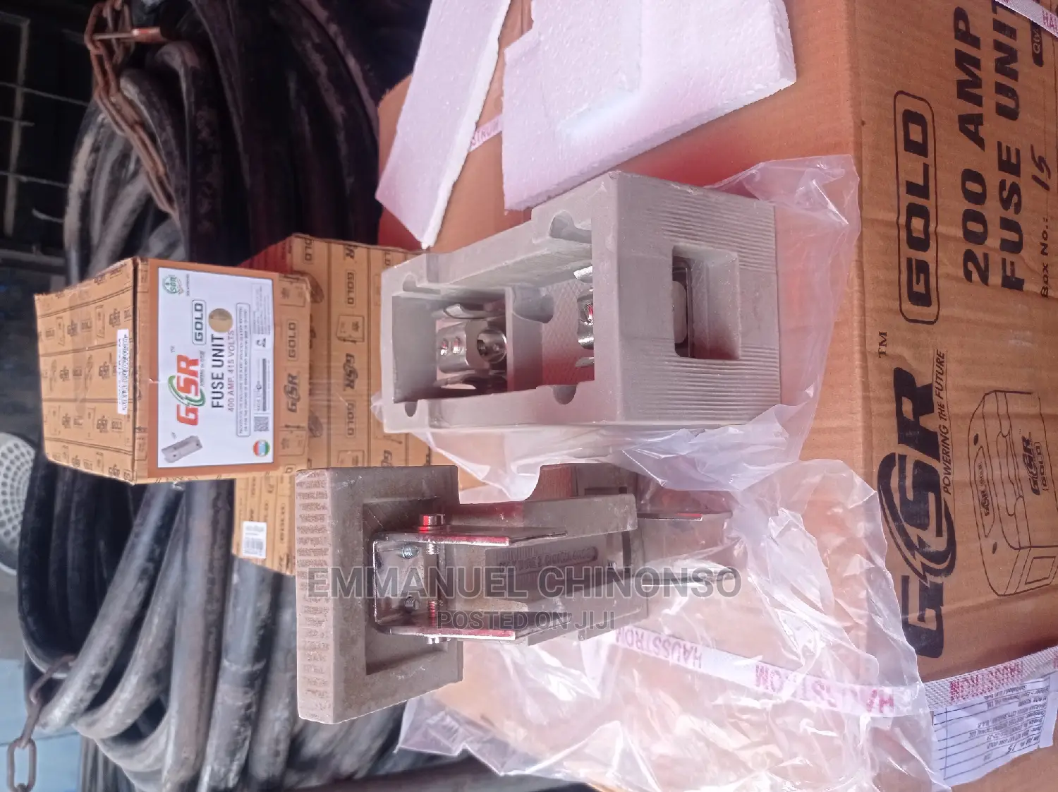 400A GSR-GOLD Fuse and Base