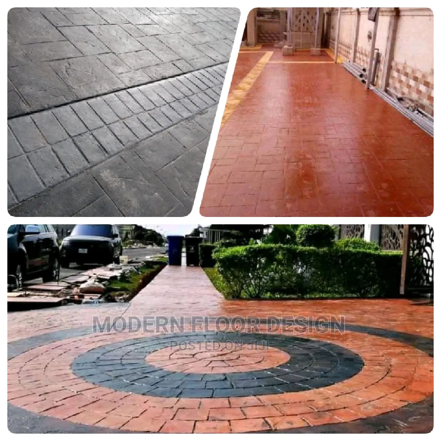 Up Fiber Modern Stamps Floor