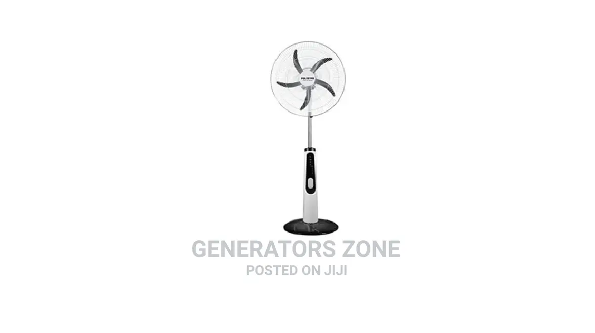Brand New 18'' Polystar Adjustable Rechargeable Fan