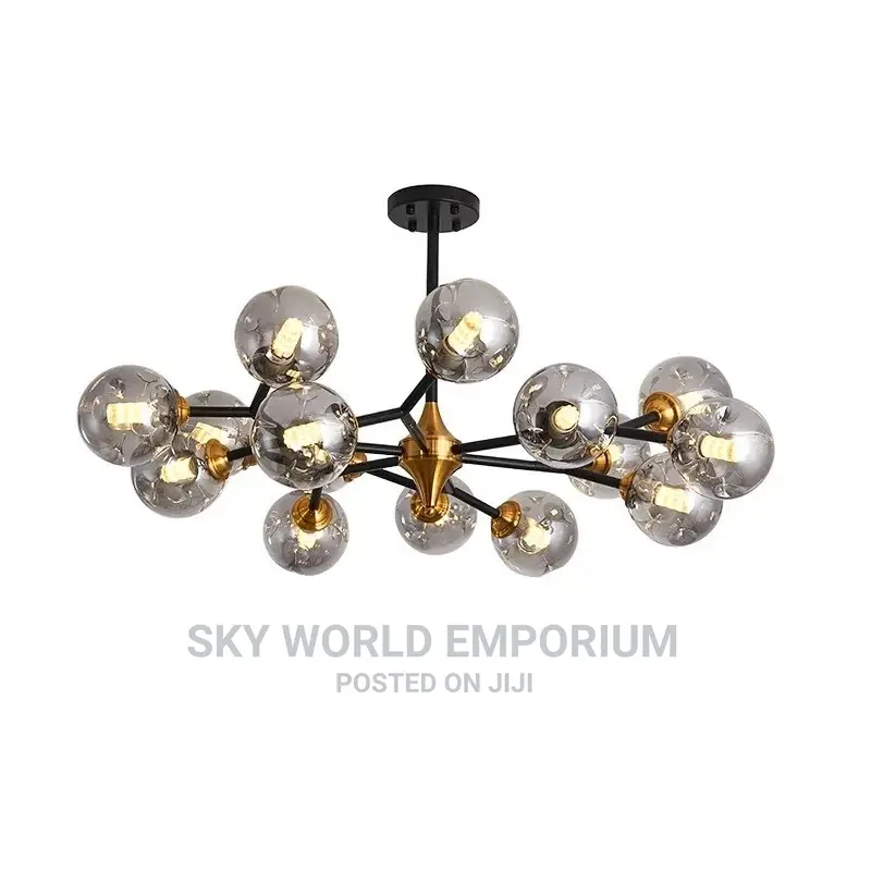 Modern Nordic Chandeliers Black Gold