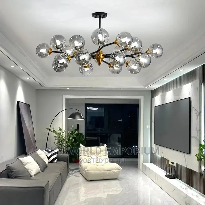 Modern Nordic Chandeliers Black Gold