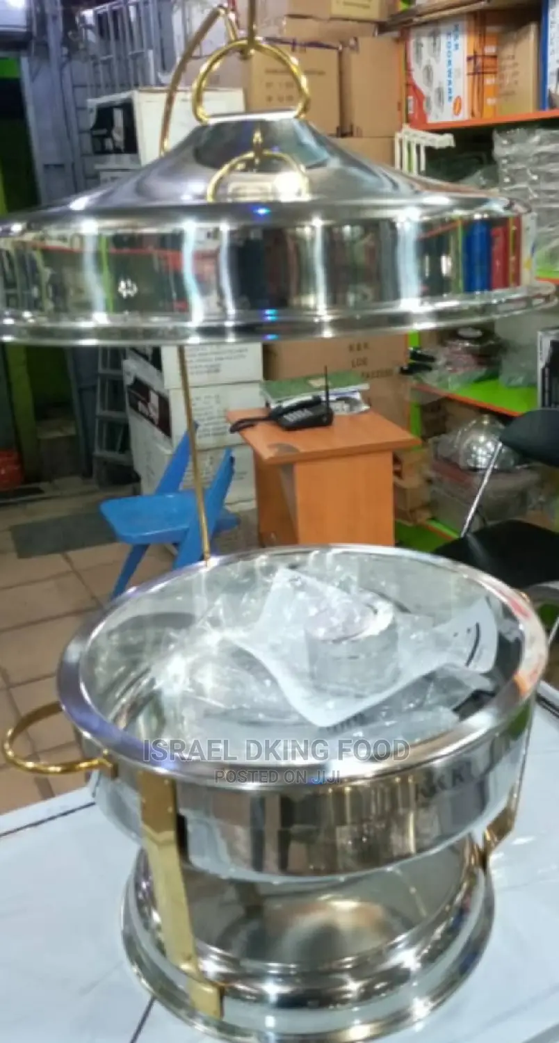 Stainless Steel Gold Plated Hang Handle Chafing Dish