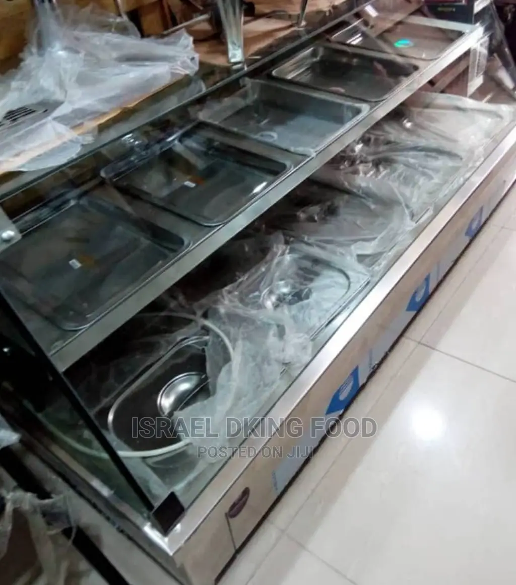 5full/10half Plates Stainless Steel Electric Food Warmer